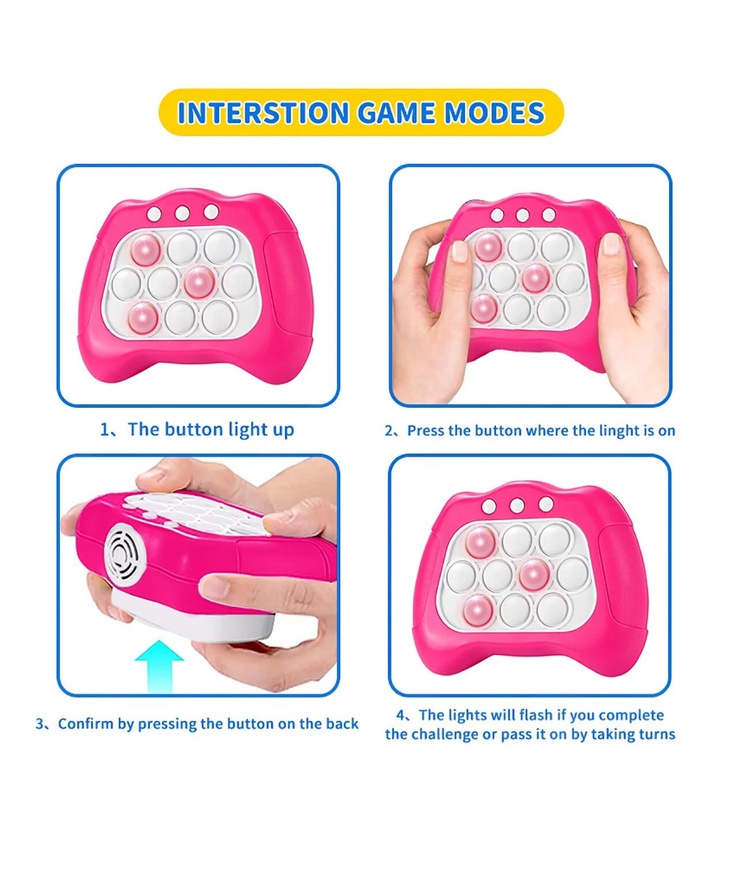 Quickpush™ - Handheld Pop Game –