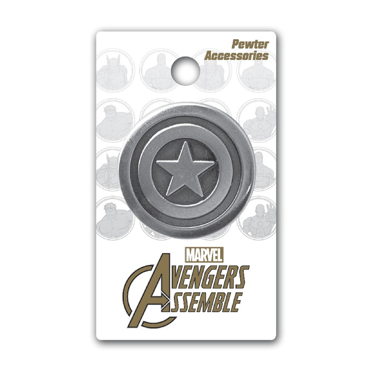 Captain America DELUXE Pewter Lapel Pin
