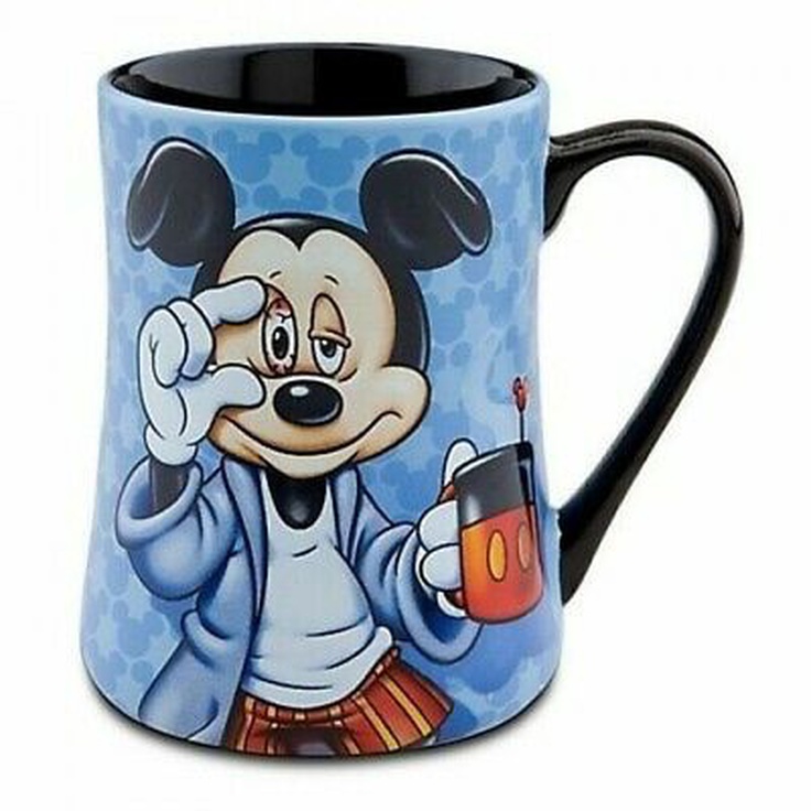 Disneyland Paris Mug Cup Cranky Grumpy Morning Cup New Disney