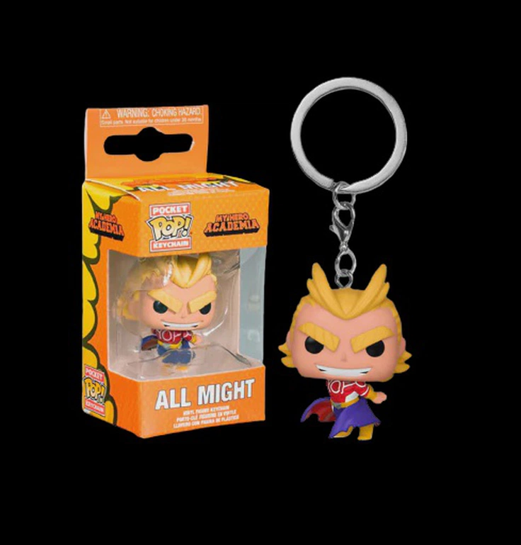 My Hero Academia: Funko Pop! Pocket Keychain - All Might (Silver Age) ( Portachiavi)