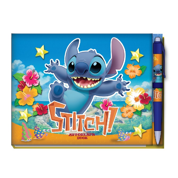 Stitch Deluxe Autograph Book with Pen