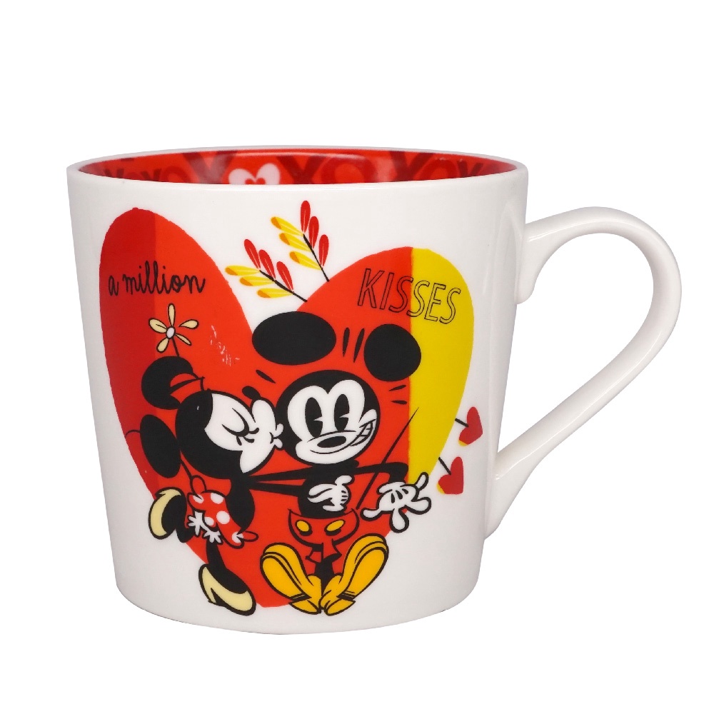  Disney Mickey & Minnie Mouse Peekaboo 2-Pack 16 Oz Ceramic Mug  Set : Home & Kitchen
